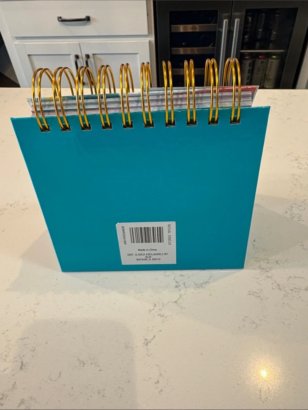 Happy Looks Good On You Perpetual Desk Calendar - Blue Multi